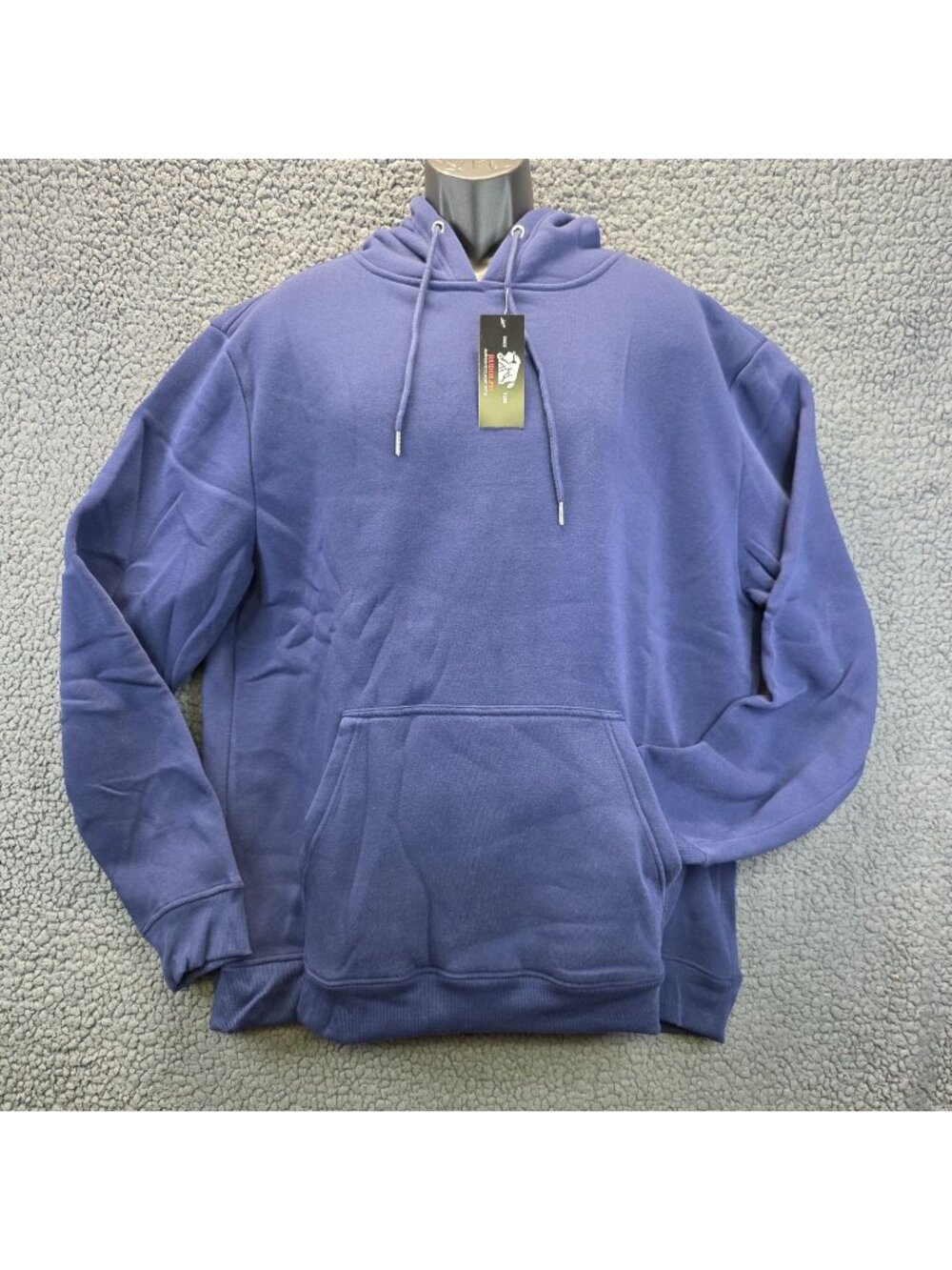 Rudolph Pullover Hooded Sweatshirt Plus 3XL Navy Preppy Casual Streetwear Lounge